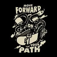 Move Forward On Your Path - design