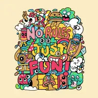 No Rules, Just Fun! - design