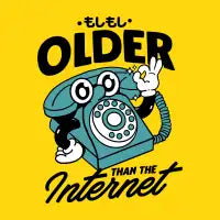 Older Than The Internet - design