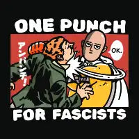 One Punch Fascists - design
