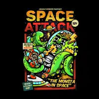 SPACE ATTACK - design