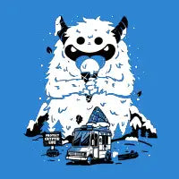 Yetti scream for ice cream - design