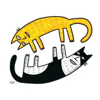 2 cats - design