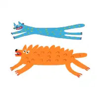 cat dog - design