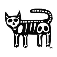 Cat skeleton - design