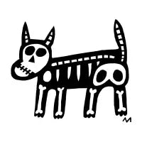 dog skeleton - design
