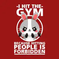 Bunny hit the gym - design