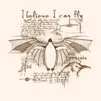 Da Vinci penguin - design