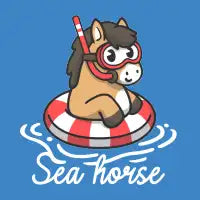 Literal Sea Horse - design