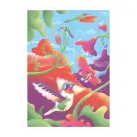 Humming with the humming birds - design
