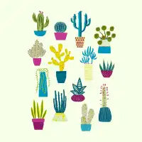 Cactus Cacti Succulent Art for Gardeners - design