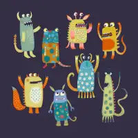 Not Very Scary Monsters - design