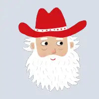 Santa Claus in a Cowboy Hat - design
