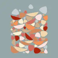 Sea Bed Orange Abstract - design