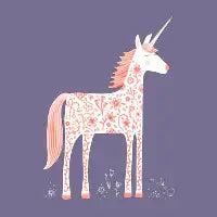 Unicorn with Flowers - design