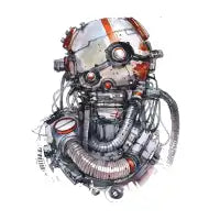 Watercolor Bot 02 - design