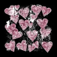 Damaged Hearts - design