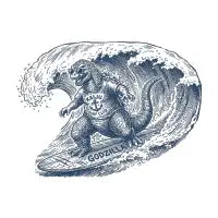 Monster Surfer - design