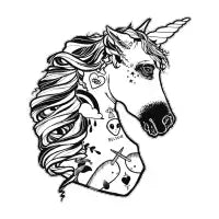 Tattooed Unicorn - design