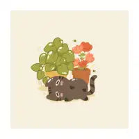Lazy cat! - design