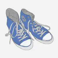 Blue Sneakers - design