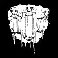 Just a Little Bite - Black Linework Version T-Shirt - design