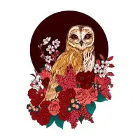 Owl Floral Eclipse - design