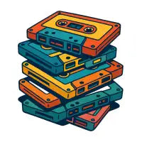 Retro Cassette Stack - design