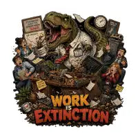 Work Is Extinction - design