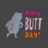 Happy Buttday! - design