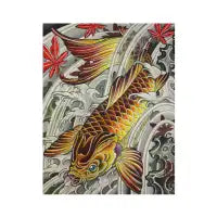 Terry Ribera Koi fish - design