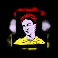 Frida stencil - design