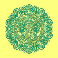 Elephant Zentangle - design