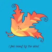 I FEEL RELEAF BY THE WIND - design