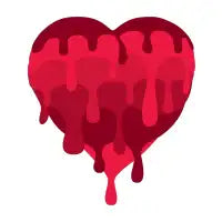 RED MELTED LOVE - design
