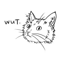 wut cat - design