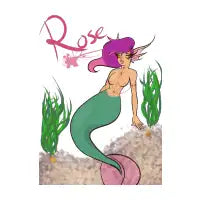 Mermaid with Ombre - design