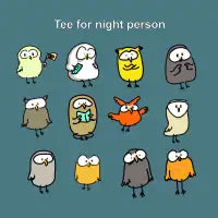 Night person - design