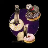 Ferrets On Donuts - design