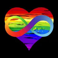 Rainbow Infinity Heart - design