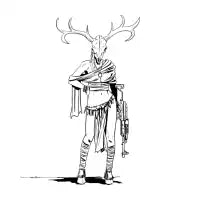 Deer-Woman - design