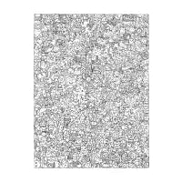 full doodles cute and happy creatures - design