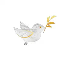 Suminagashi bird - design