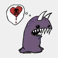 Death/love overbite monster - design