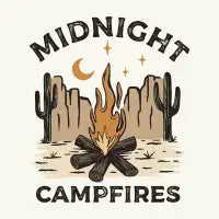 Midnight Campfires T-Shirt - design