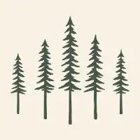 Pine Trees - Green Version - design