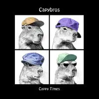 Capybros (white text) - design