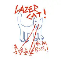 Lazer Cat - design