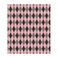 Argyle Pink Grey Black Shoes - design