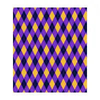 Argyle Purple Navy & Yellow Shoes - design